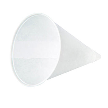 CONE CUP 4OZ WHI 25-200