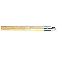 Load image into Gallery viewer, 1 1-8 Metal Tip Threaded Wood Handle
