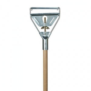 Wood Mop Handle 60 Inch with Wing Nut